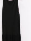 SWAYING 25 Early Autumn One-shoulder splicing bud vest dress SW-SW25PF2L02C3-HEI Black